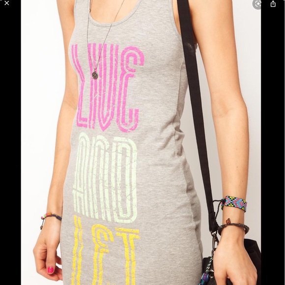 ASOS  Live and Let Live Racerback Dress - Picture 3 of 8